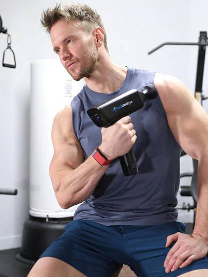 Train store massage gun